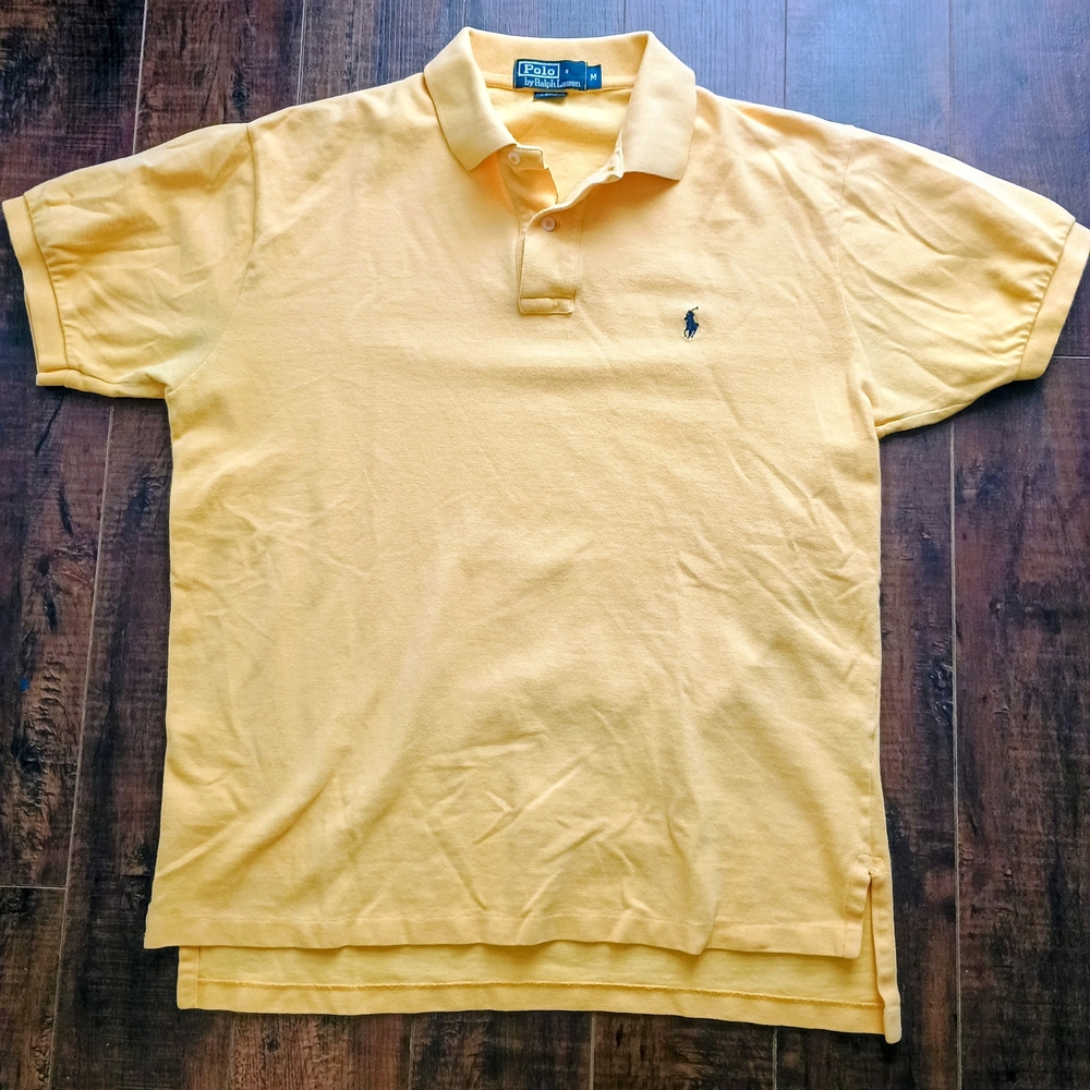 Polo by Ralph Lauren Men's Yellow Polo Shirt
